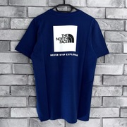 Koszulka t-shirt the north face tnf box logo niebieska blue tee exploring