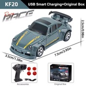 RC Drift Samochód 1:64 4WD Zdalnie Sterowany Mini GTR Wyścigowy