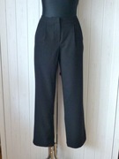 Vila eleganckie czarne spodnie wizytowe S M