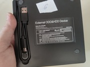 Amicool BT686 Napęd DVD, USB 3.0 Type-C CD DVD +/-RW, Czarny