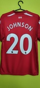 Koszulka  t-shirt  czerwona Nottingham Forest Macron Johnson nr. 20. 