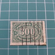 Stary niemiecki znaczek Deutsche reich