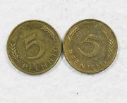 Moneta 5 PFENNIG 1984