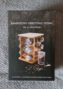 Nowy Bambusowy obrotowy stojak na 12 przypraw.