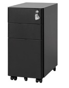 LVSTEEL Kontener na kółkach, szafka na dokumenty