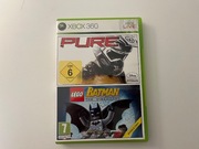 Pure & Lego Batman na Xbox 360 - stan idealny, komplet, WWA