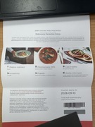 Kupon podarunkowy - kolacja dla dwojga