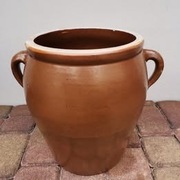 Garnek kamionkowy do ogrodu, wys. 33 cm