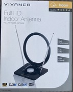 Antena DVB-T2 Pokojowa Wewnętrzna Wzmacniacz TVA 3050