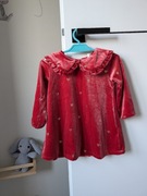 Sukienka hm 80 serduszka atłasowa 