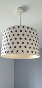 Lampa sufitowa zasłona firanka gwiazdki cotton bal