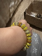 Nowa bransoletka błyszcząca żółta