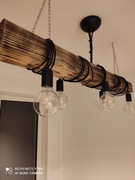 Lampa loft na belce