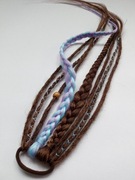 Dredy w gumce doczepy dredloki peruka warkoczyki zagęszczanie włosów treska