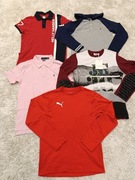 Polo Ralph Lauren, Puma, John Galliano zestaw oryg. koszulek r.14 lat/164cm