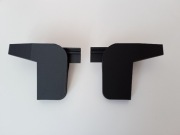 Citroen C5 X7 zaczepy ślizgi rolety bagażnika komplet