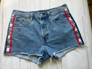 W28 Levi's 501 premium szorty spodenki jeansowe wysoki stan 36 S