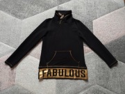 CZARNA BLUZA KANGUR COCCODRILLO ROZM. 164 DZIEWCZYNKA 