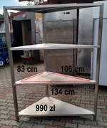 Regał gastronomiczny 4-półkowy 134x83x106x180