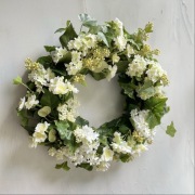 Wianek wiosenny wielkanocny świąteczny na drzwi sztuczny 42 cm