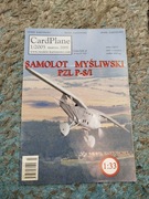 Model kartonowy CardPlane SAMOLOT MYŚLIWSKI PZL P-8/1