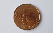 Zambia 50 ngwee 2012r.