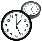 ZEGAR ŚCIENNY CZYTELNY SEKUNDNIK STYLOWY GRUBY