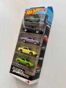 Hot Wheels Fast & Furious 5-pak | Kultowe auta z filmu | NOWY