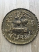 Stare ozdobne tace miedziane