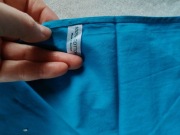 bawełniana chusta harcerska niebieski morski turkus