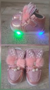Buty, botki świecące LED Króliczki - rozm 24