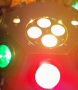 Centralny efekt świateł led 3w1 color-scan-strobo