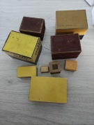 Pudełka / boxy Ihagee Dresden po aparatach Exakta i akcesoriach