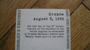 ZJAZD LEGIONÓW POLSKICH KRAKÓW 1939 OKUPACJA LISTA SCHINDLERA UNIKAT 1945