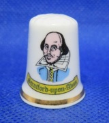 Naparstek Kolekcjonerski Porcelanowy - William Shakespeare 