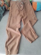 Spodnie joggers beżowe Pull&Bear XL