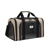 Torba transportowa dla zwierząt, jasny brąz, 45x28,5x28cm