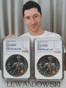 Robert Lewandowski - Talent 5$ Niue NGC MS70 