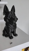 Figurka Owczarek Niemiecki Czarny Wydruk 3d Owczarka