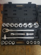 Klucze nasadowe zestaw 21EL. 3/4 nasadki 6-kątne 