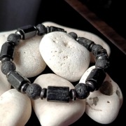 Bransoletka męska z kamienia naturalnego 