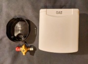 Zewnętrzne gniazdo, przyłącze gazu - NOWE - kamper, przyczepa kampingowa