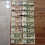Zestaw 16 banknotów polskich 