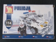 Klocki Dromader Policja  114 elementów