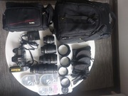 MEGA ZESTAW, Nikon D7100, 4 obiektywy, komplet filtrów i osłon plecak torba