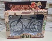 Model roweru do samodzielnego montażu - 52 elementy skala 1:10 czarny