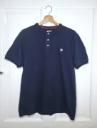 Ciemnogranatowa koszulka z krótkim rękawem Pier One L/XL