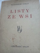 Orkan Listy ze wsi i inne pisma społeczne. WŁADYSŁAW ORKAN  1946