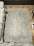 Dywan jasny szary FLOKO 120x160cm