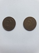 Moneta 2 grosze z 1990 roku 